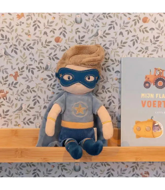 Little Dutch Knuffelpop super hero Jim 35cm