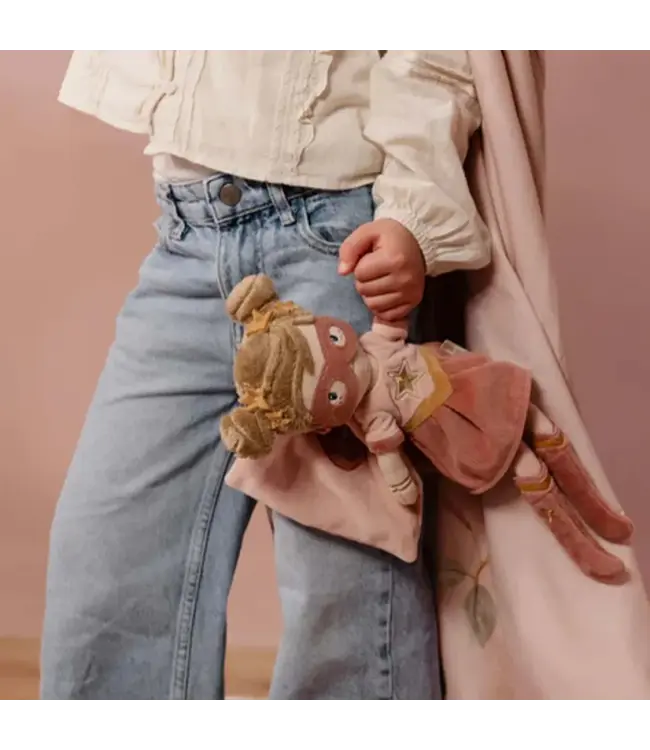 Little Dutch Knuffelpop super hero Rosa 35cm