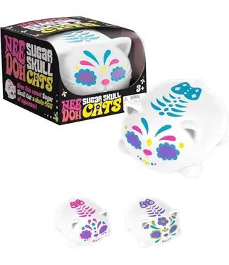 NeeDoh Sugar Skull Cat
