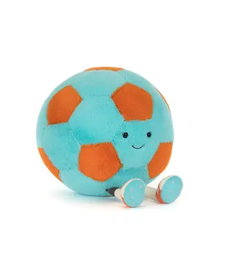 Jellycat Amuseables Football -Blue and Orange