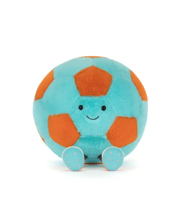 Jellycat Amuseables Football -Blue and Orange