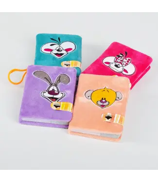 Diddl Mini knuffel notitieboekje met sleutelhanger - A7  - 1 stuk assorti