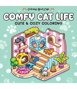 Rebo Comfy Cat life Cozy Kleurboek