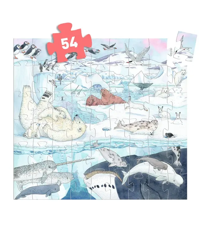 Djeco Puzzel Poolwereld 54