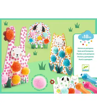 Djeco Puntjes en Pompons - In het Gras
