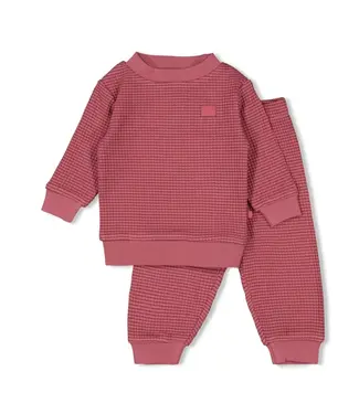 Feetje Wafelpyjama - Berry