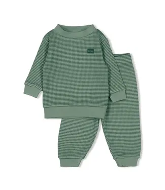 Feetje Wafelpyjama - Sea Green