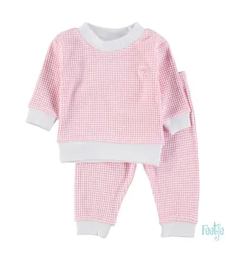 Feetje Feetje Wafelpyjama - Pink