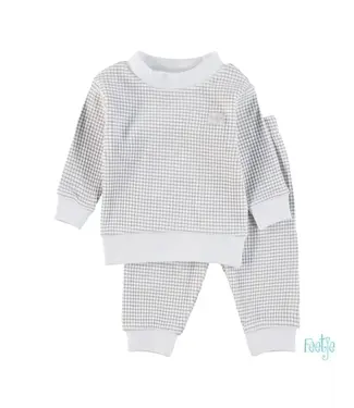 Feetje Feetje Wafelpyjama - Grey