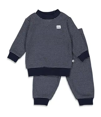 Feetje Feetje Wafelpyjama - Royal Blauw