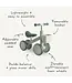 Mushie Mini Toddler Bike Sage