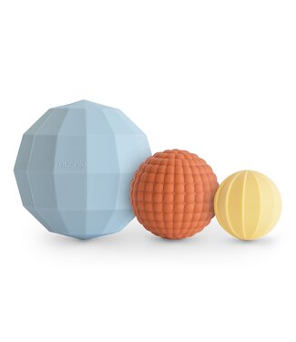 Mushie Nesting Bal Blauw