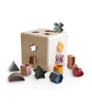 Mushie Shape Sorting Box Origineel