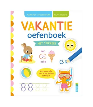 Deltas Vakantie oefenboek met stickers, naar groep 3
