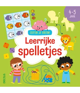 Deltas Oefen je brein! Leerrijke spelletjes (4-5 jaar)
