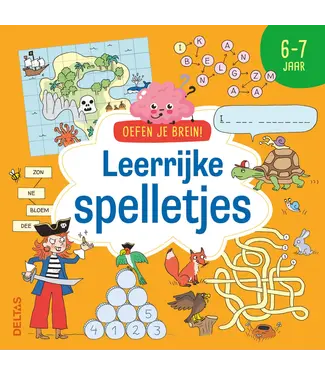 Deltas Oefen je brein! Leerrijke spelletjes (6-7 jaar)