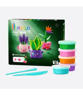 Hey Clay Set 15 Plant Folks