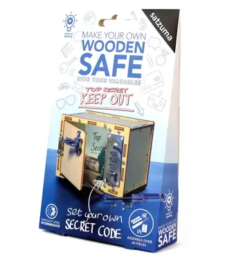 Satzuma Make Your Own Wooden Safe