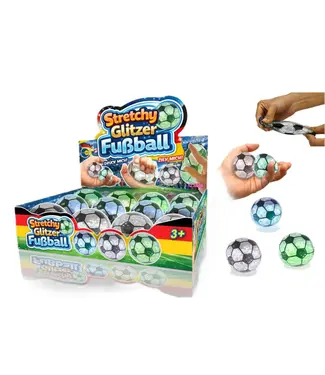 Squishy Glitter Voetbal