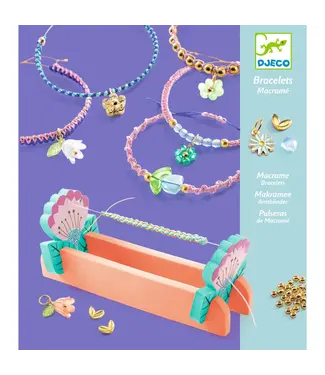 Djeco Macrame  Armbanden Blauw
