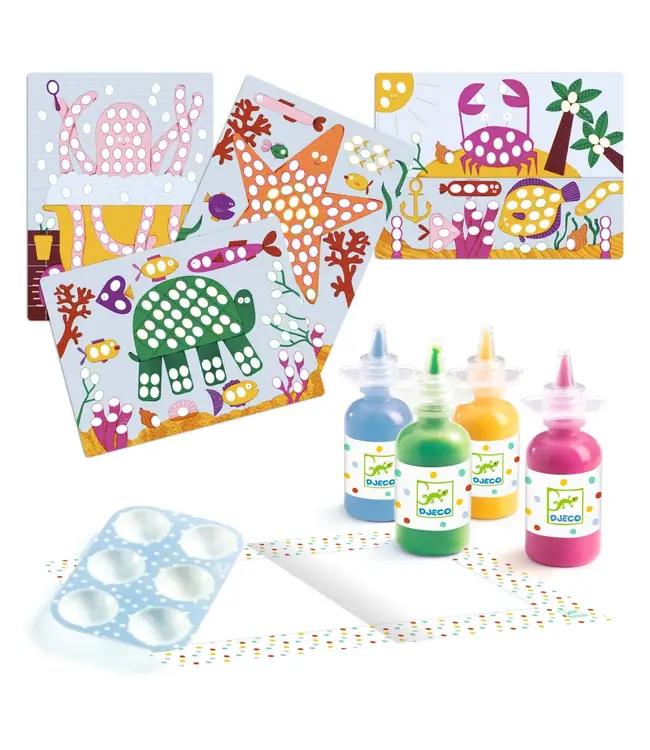 Djeco Vingerverf Dots&Vis