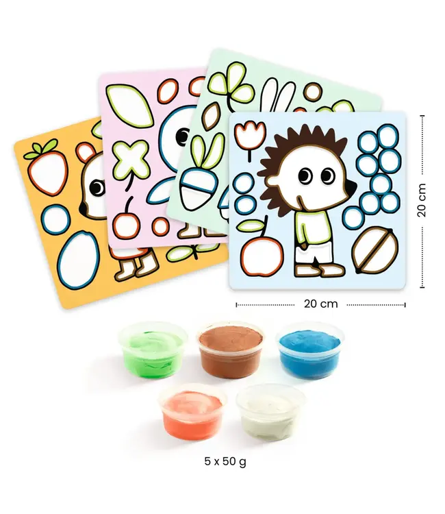 Djeco Air-Dry Clay Garden