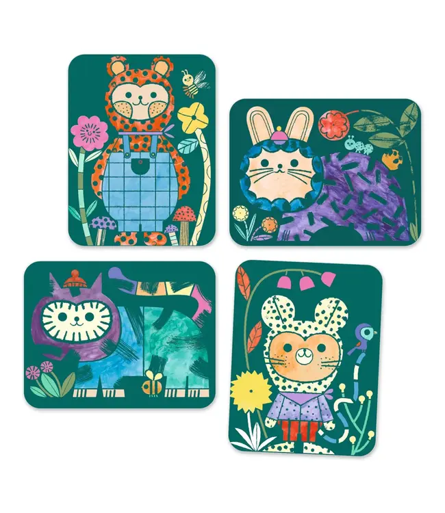 Djeco Magic Paint Dressup Animals