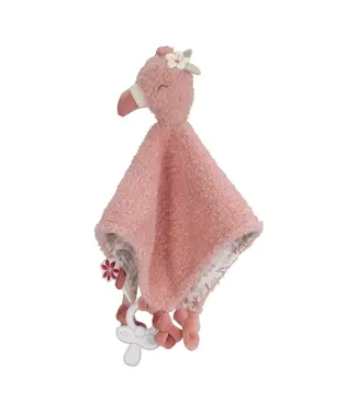Little Dutch Knuffeldoekje Flamingo - Safari Friends