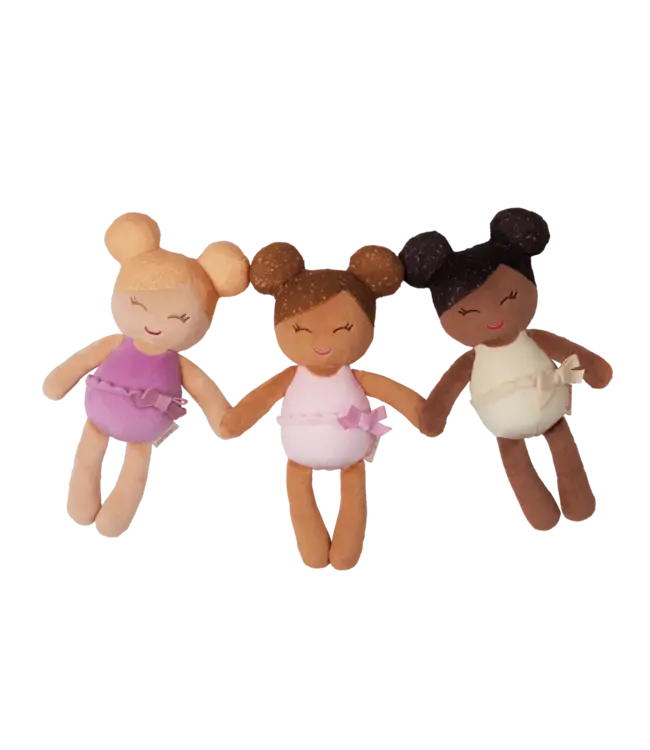 Lullababy  3 Badpoppen Mandje Wit