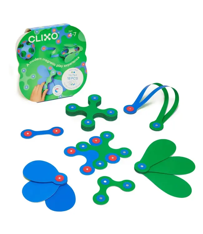 Clixo Itsy Pack Groen Blauw