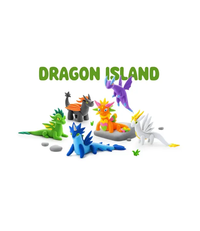 Hey Clay Dragon Island