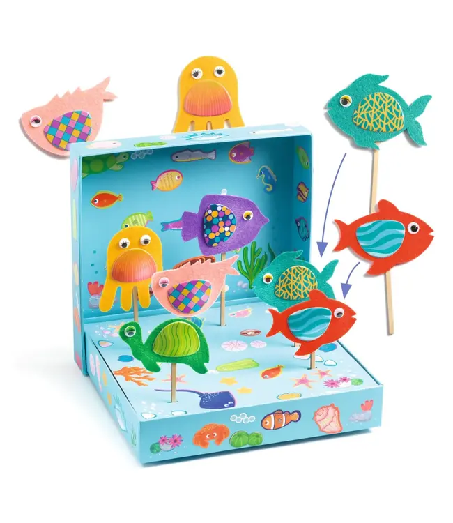 Djeco Collage Happy Aquarium