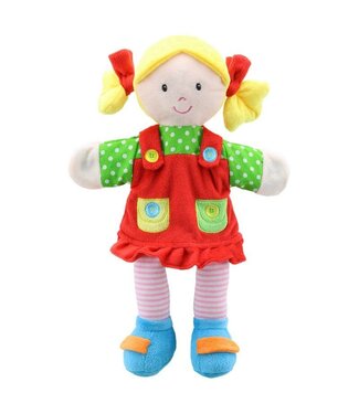 Handpop Jurk Rood