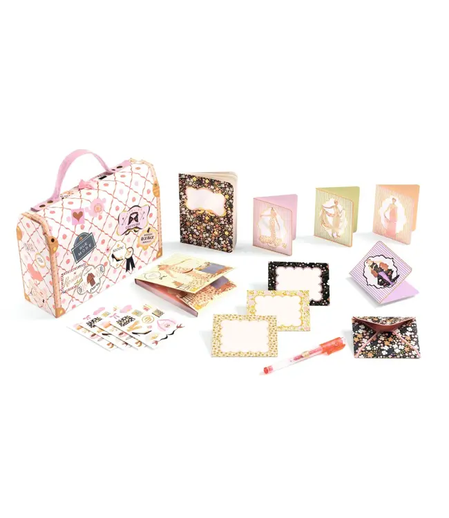 Djeco Stationery Case Roze
