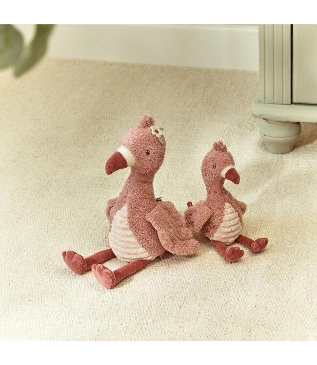 Little Dutch Knuffel Flamingo 17 cm - Safari Friends