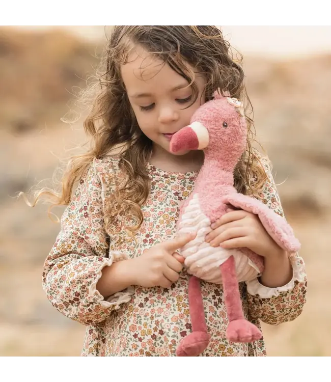 Little Dutch Knuffel Flamingo 35 cm - Safari Friends