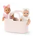 Lullababy  Mini poppen in mandje