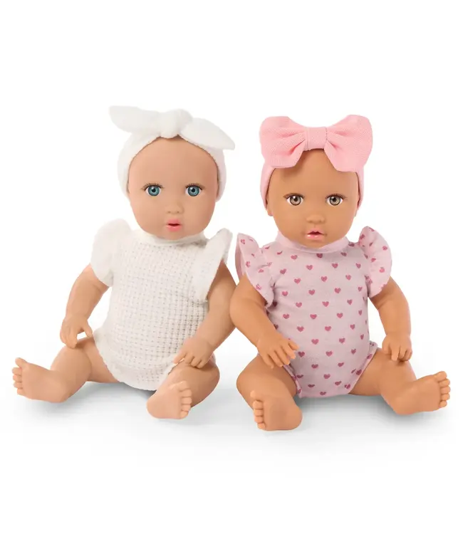 Lullababy  Mini poppen in mandje