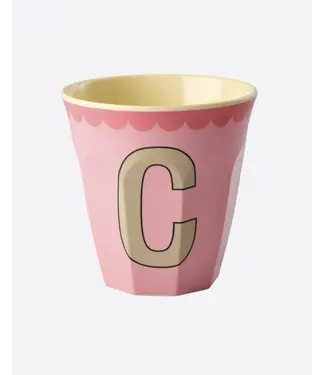Rice Letter Beker Roze C