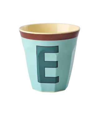 Rice Letter Beker Blauw E