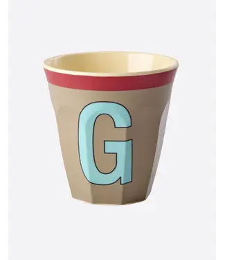 Rice Letter Beker Blauw G