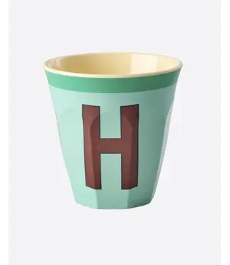 Rice Letter Beker Blauw H