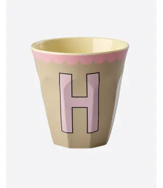 Rice Letter Beker Roze H