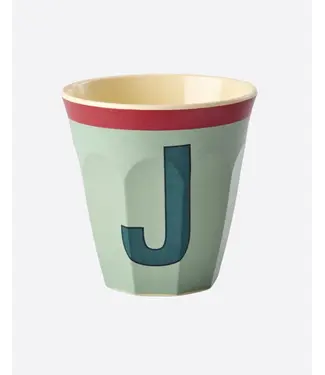 Rice Letter Beker Blauw J