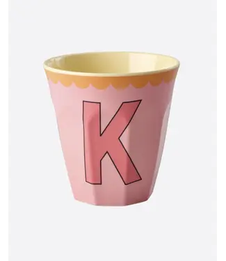 Rice Letter Beker Roze K
