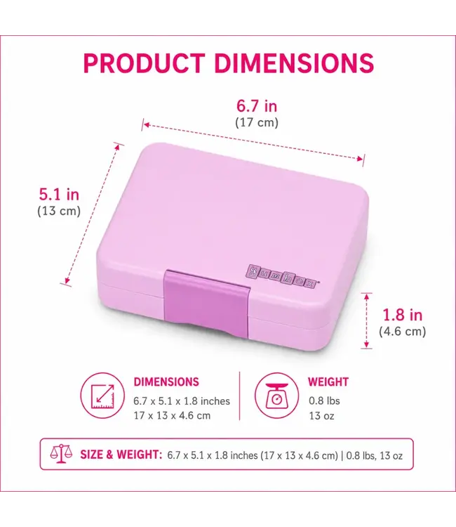 Yumbox Snackbox Paars Zwaan