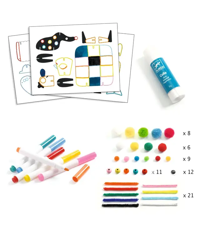 Djeco Creative Box Blauw