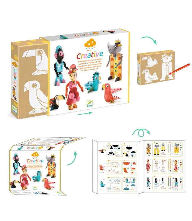 Djeco Creative Box Geel
