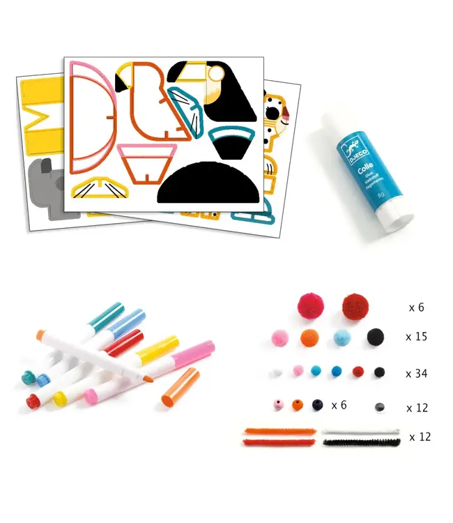 Djeco Creative Box Geel