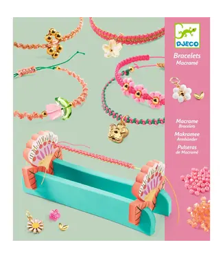 Djeco Macrame Bracelets Groen